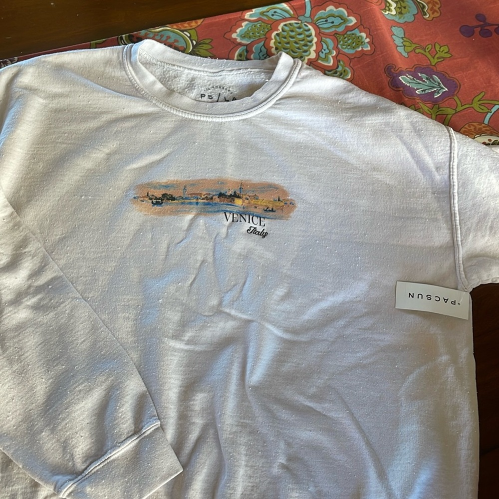 NWT pacsun venice italy crewneck